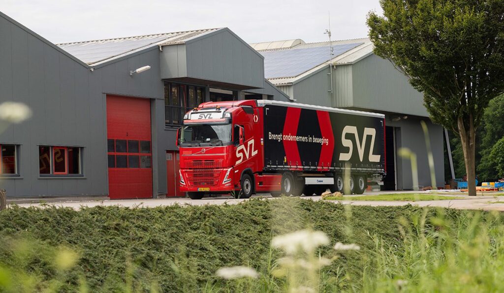 Vrachtwagen van SVZ Transport uit Zwaag
