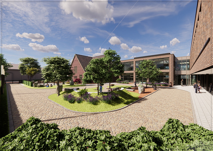 Impressie van het raadsvoorstel voor extra krediet voor de bouw van IKC Mariaschool in Hoorn.