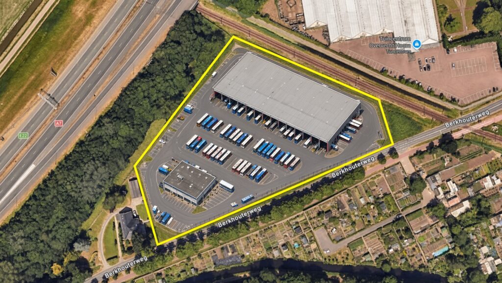 Locatie aan de Berkhouterweg in Hoorn voor de toekomstige nieuwe busremise