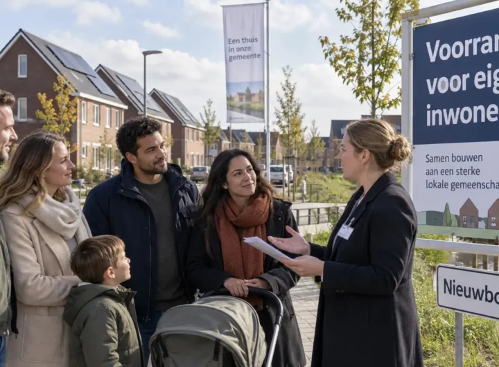 Nieuwbouwwoningen waarbij gemeenten eigen inwoners voorrang willen geven