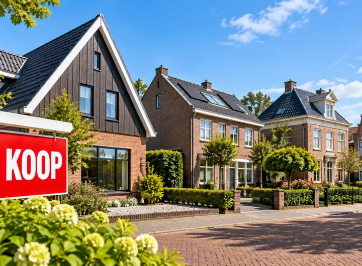 Koopwoningen in de gemeente Hoorn, waar de gemiddelde verkoopprijs sinds 2010 meer dan verdubbelde en luxe woningen boven een miljoen euro worden aangeboden.