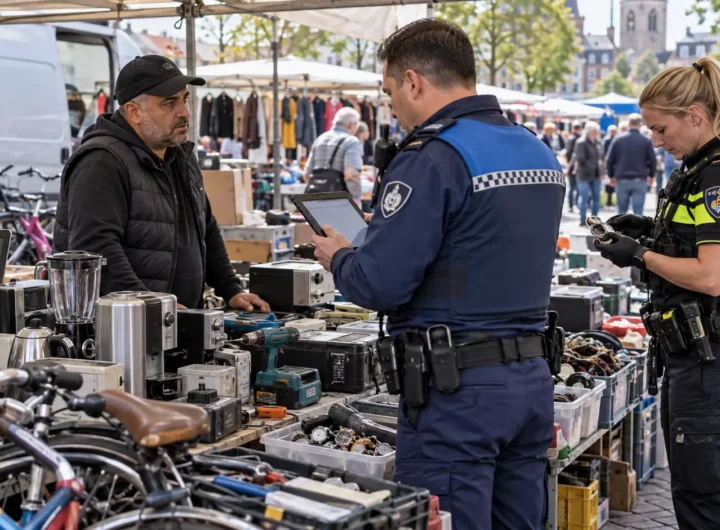 Gemeente Hoorn en politie controleren handelaren op registratie van tweedehands goederen om heling tegen te gaan.
