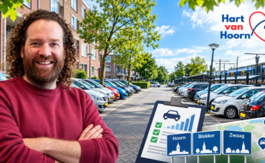 Hart van Hoorn wil dat de gemeente Hoorn bij het bepalen van parkeerplaatsen rekening houdt met het werkelijke autobezit en de parkeerdruk in Hoorn, Blokker en Zwaag.