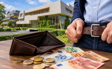 Het stadhuis van Hoorn aan de Nieuwe Steen. De gemeente wil de geplande bezuiniging van 670.000 euro op subsidies uitstellen tot 2029.