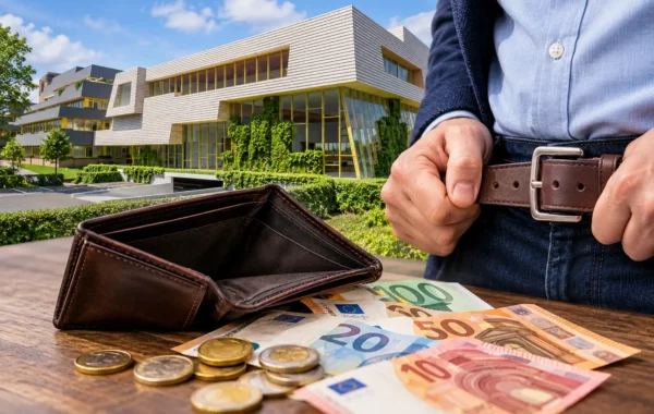 Het stadhuis van Hoorn aan de Nieuwe Steen. De gemeente wil de geplande bezuiniging van 670.000 euro op subsidies uitstellen tot 2029.