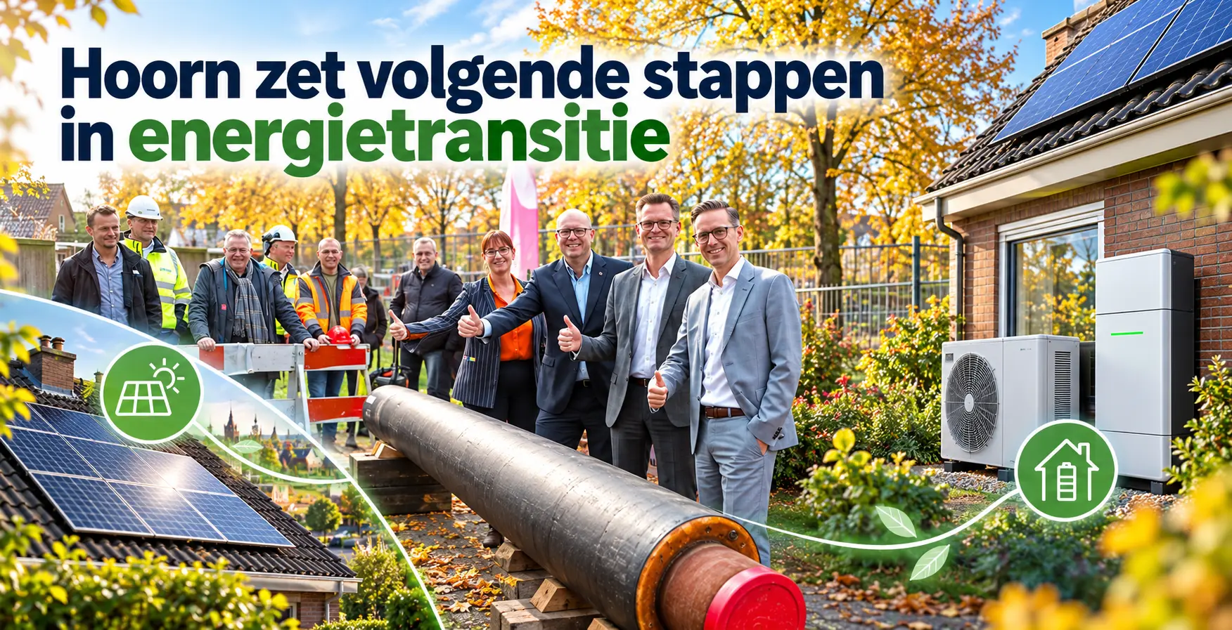 Hoorn werkt aan aardgasvrije wijken, zonnepanelen en thuisbatterijen