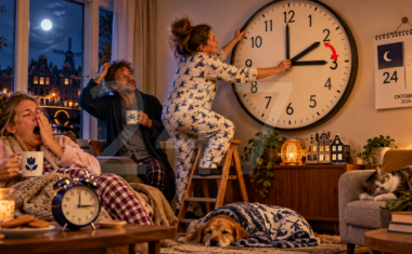 In de nacht van 24 op 25 oktober 2026 gaat de klok om 03.00 uur een uur terug naar 02.00 uur.