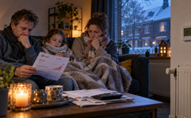 Nederlanders proberen tijdens de winter warm te blijven met dikke truien en dekens omdat de hoge gasprijs het verwarmen van hun woning onbetaalbaar maakt.