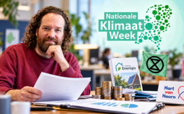 Raadsvragen over de gemeentelijke kosten, commerciële belangen en onafhankelijkheid van de Klimaatweek Hoorn 2026, met aandacht voor Stichting Eneregio en Extinction Rebellion.
