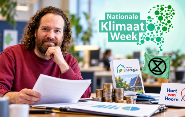Raadsvragen over de gemeentelijke kosten, commerciële belangen en onafhankelijkheid van de Klimaatweek Hoorn 2026, met aandacht voor Stichting Eneregio en Extinction Rebellion.